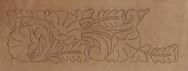 Бионический орнамент для тиснения на коже