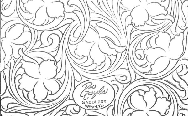 Орнаменты для тиснения в стиле Шеридан