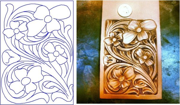 Красивые узоры для чеканки