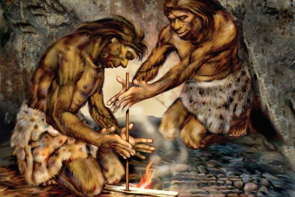 Неандерталец добыча огня