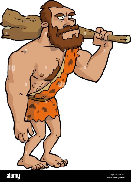 Дубинка первобытного человека