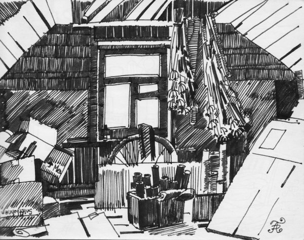 Чердак эскиз