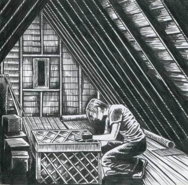 Арты на чердаке люди