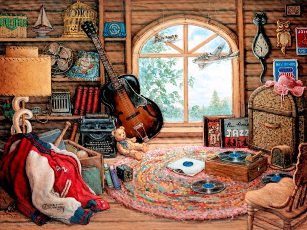 Беспорядок в комнате живопись