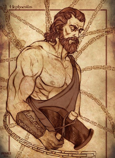Гефест арт Греческая мифология