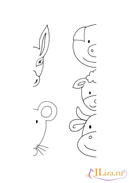 Задание дорисовать рисунок