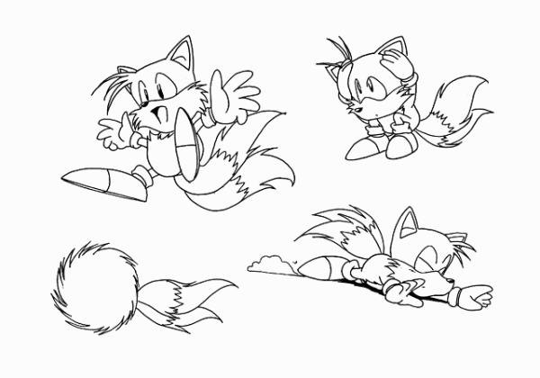 Тейлз из Соника референс