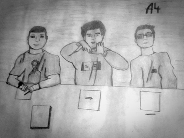 Глент рисунок карандашом