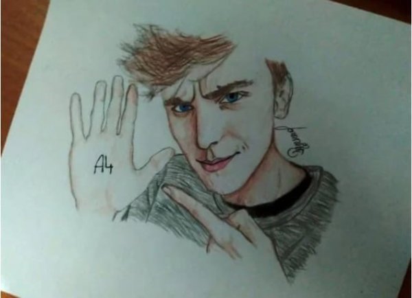 Портрет Влада а4 Кароль