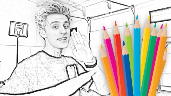 Портрет глента а4 карандашом