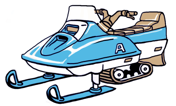 Детские санки на лыжах