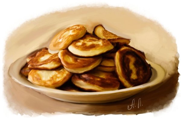 Рисунок оладьев