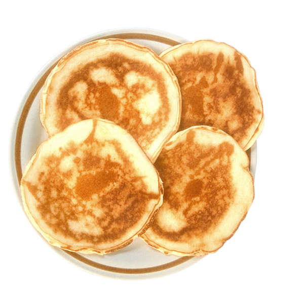 Оладьи вид сверху