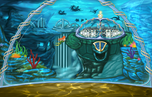 Атлантида рисунок