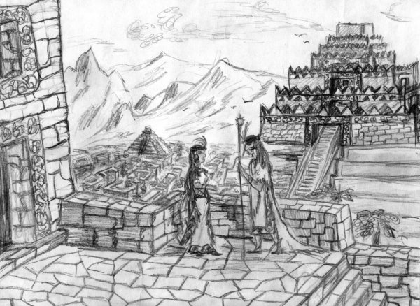 Атлантида рисунок