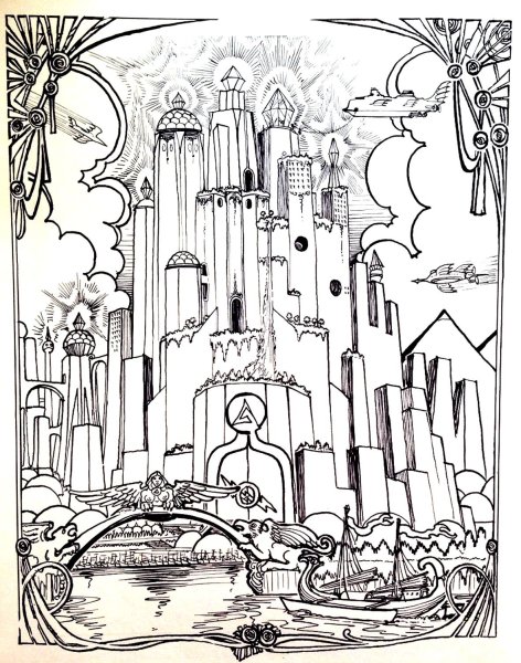 Атлантида рисунок