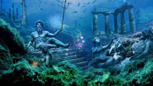 Исчезнувший остров Атлантида