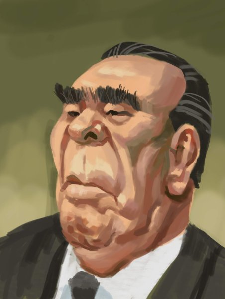 Шарж Брежнева Леонида Ильича