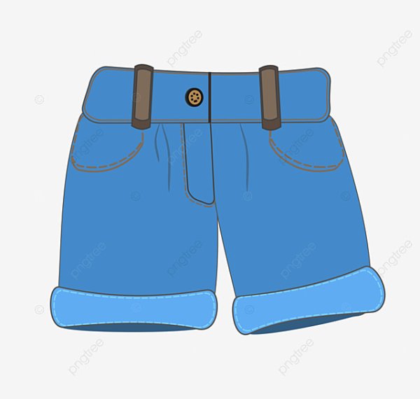 Розовые шорты нарисованные