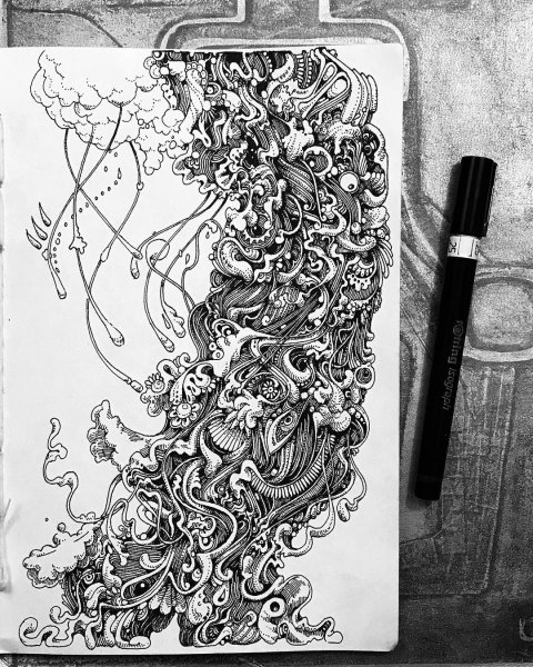 Эскиз каракули