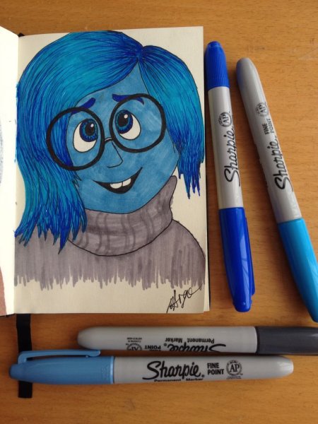 Рисунки Дисней маркерами