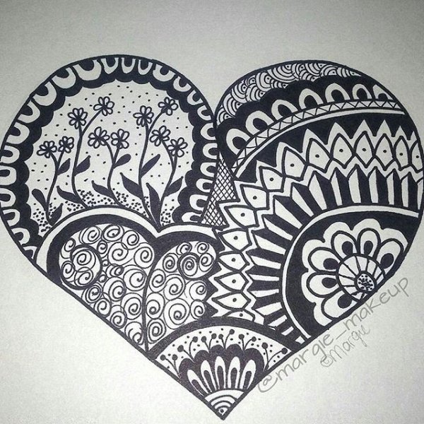 Sharpie Hearts