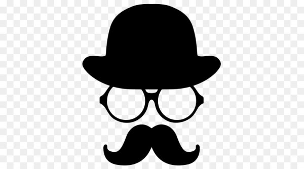 Усы шляпа очки