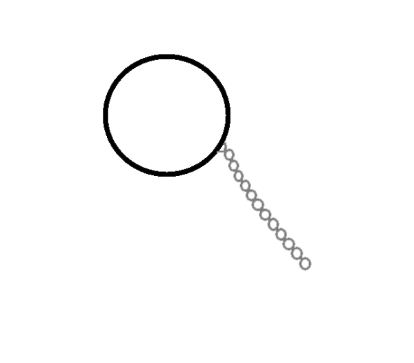 Монокль на прозрачном фоне