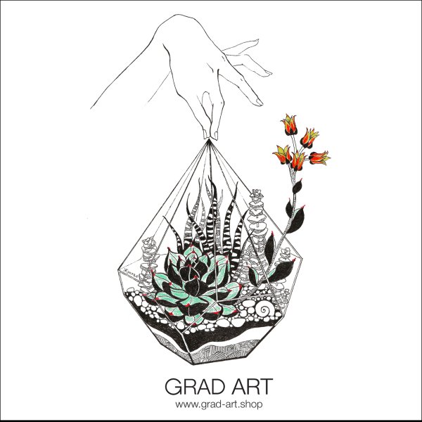 Флорариум визитка