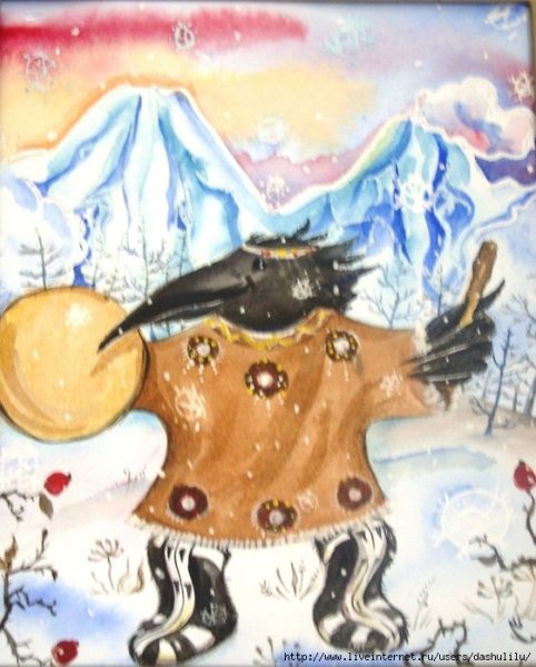 Кутх ворон символ Камчатки