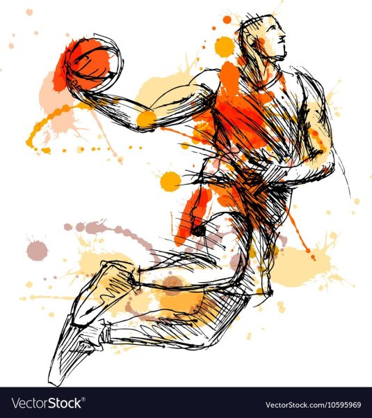 Баскетбол рисунок