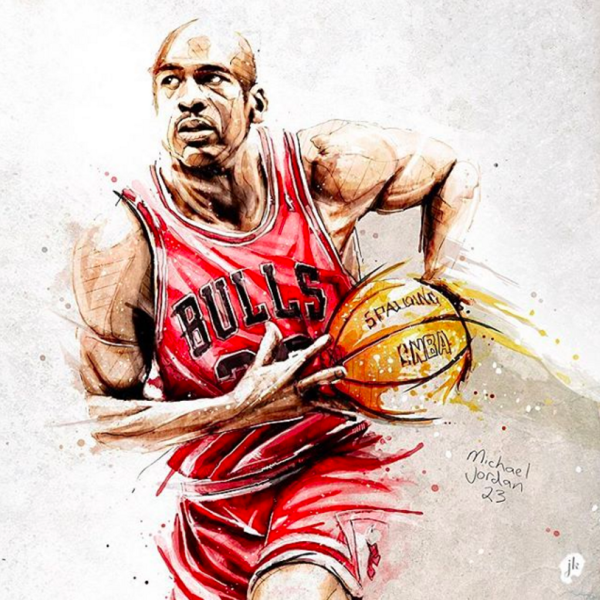 Майкл Джордан NBA Art