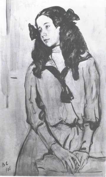 Репин портрет Серова