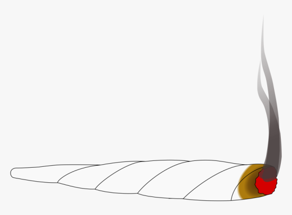 Травка наркотик на белом фоне