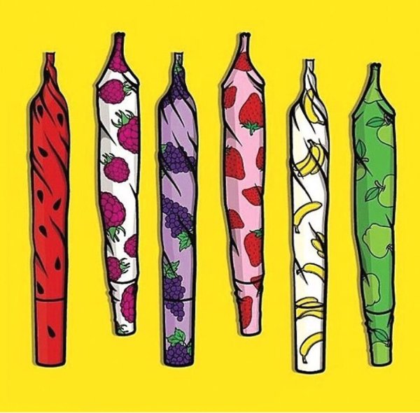 Косяк рисованный