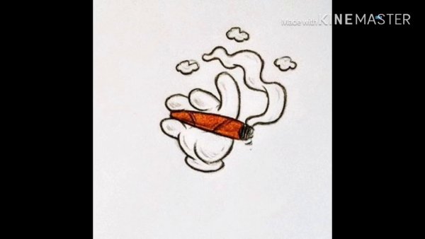 Косяк рисованный