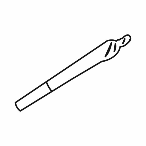 Нарисованный косяк