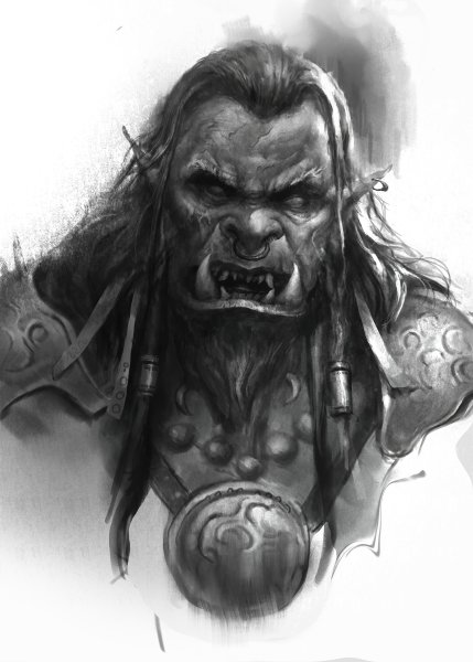 Портрет орка варкрафт