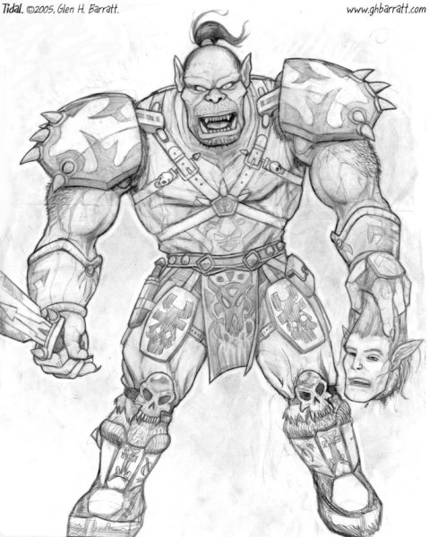 Раскраски варкрафт орки