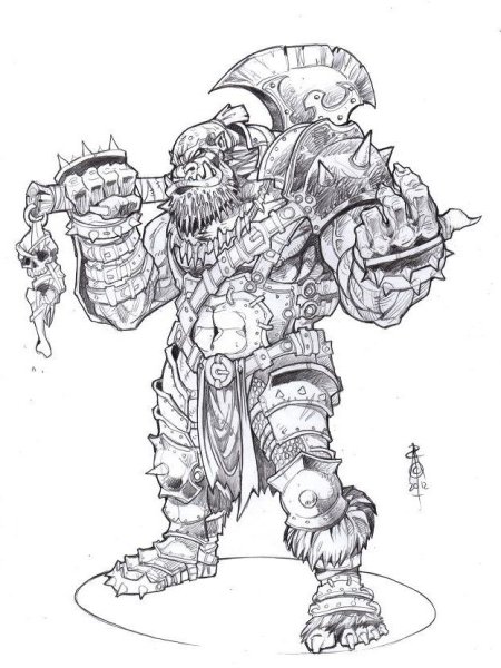 Орк скетч