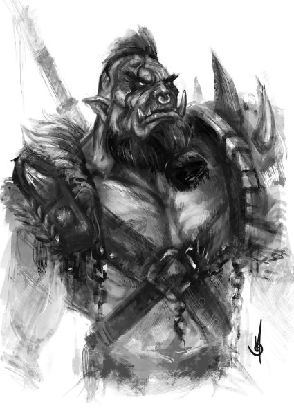 Орк набросок