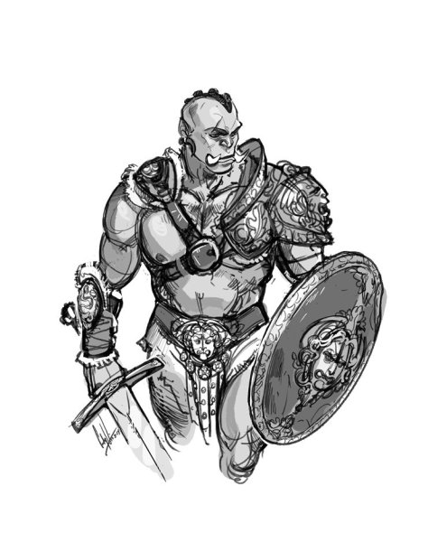 Орк рисовать