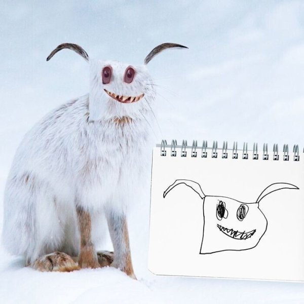 Ужасные детские рисунки