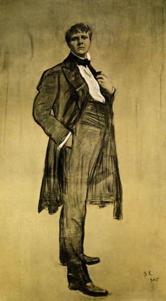 Серов портрет Шаляпина 1905