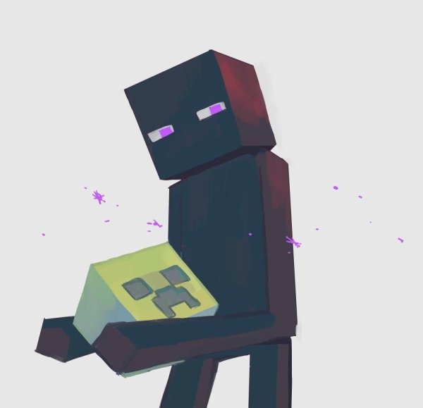 Майнкрафт Enderman Art