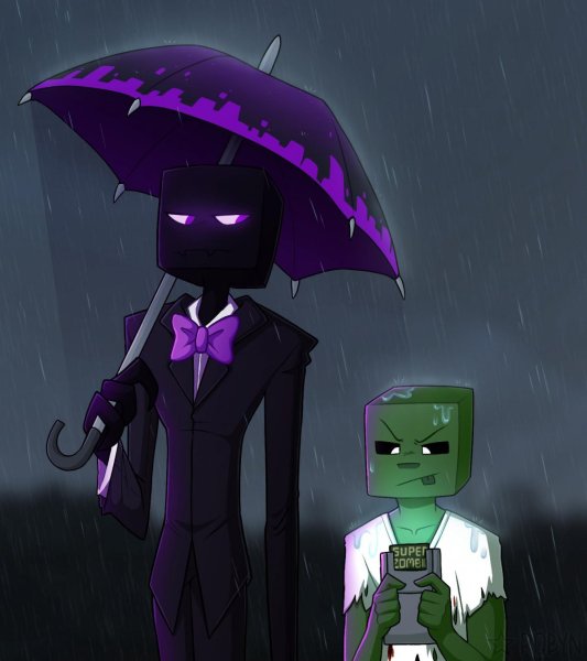 Майнкрафт ЭНДЕРМЕН И КРИПЕР