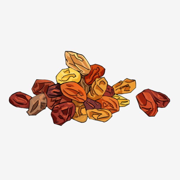 Сухофрукты Рисованные