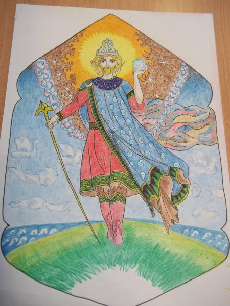 Рисунок Даждьбога