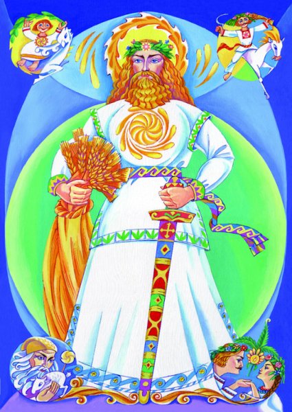 Даждьбог на колеснице