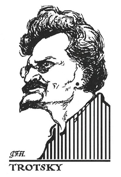 Троцкий нарисованный